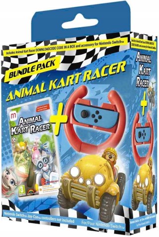 Animal Kart Racer Nintendo Switch + kierownica