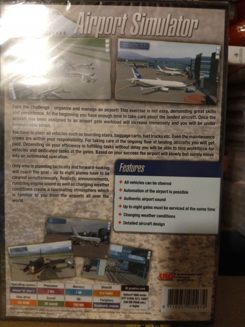Airport Simulator PC NOWA FOLIA SYMULATOR LOTNISKA Airport Simulator PC NOWA FOLIA SYMULATOR LOTNISKA