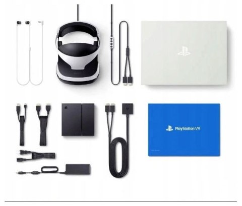Sony PlayStation VR okulary + kamera + gra VR Worlds nowy zestaw gogle PS4