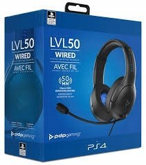 SŁUCHAWKI PRZEWODOWE PDP LVL50 PS4 PS5 NOWE